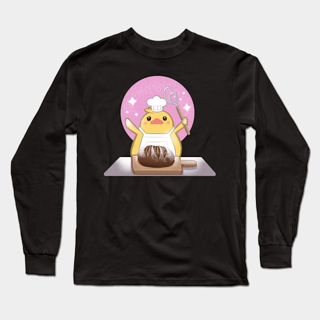 Baker Birdblob Sticker Long Sleeve T-Shirt by Sabtastic